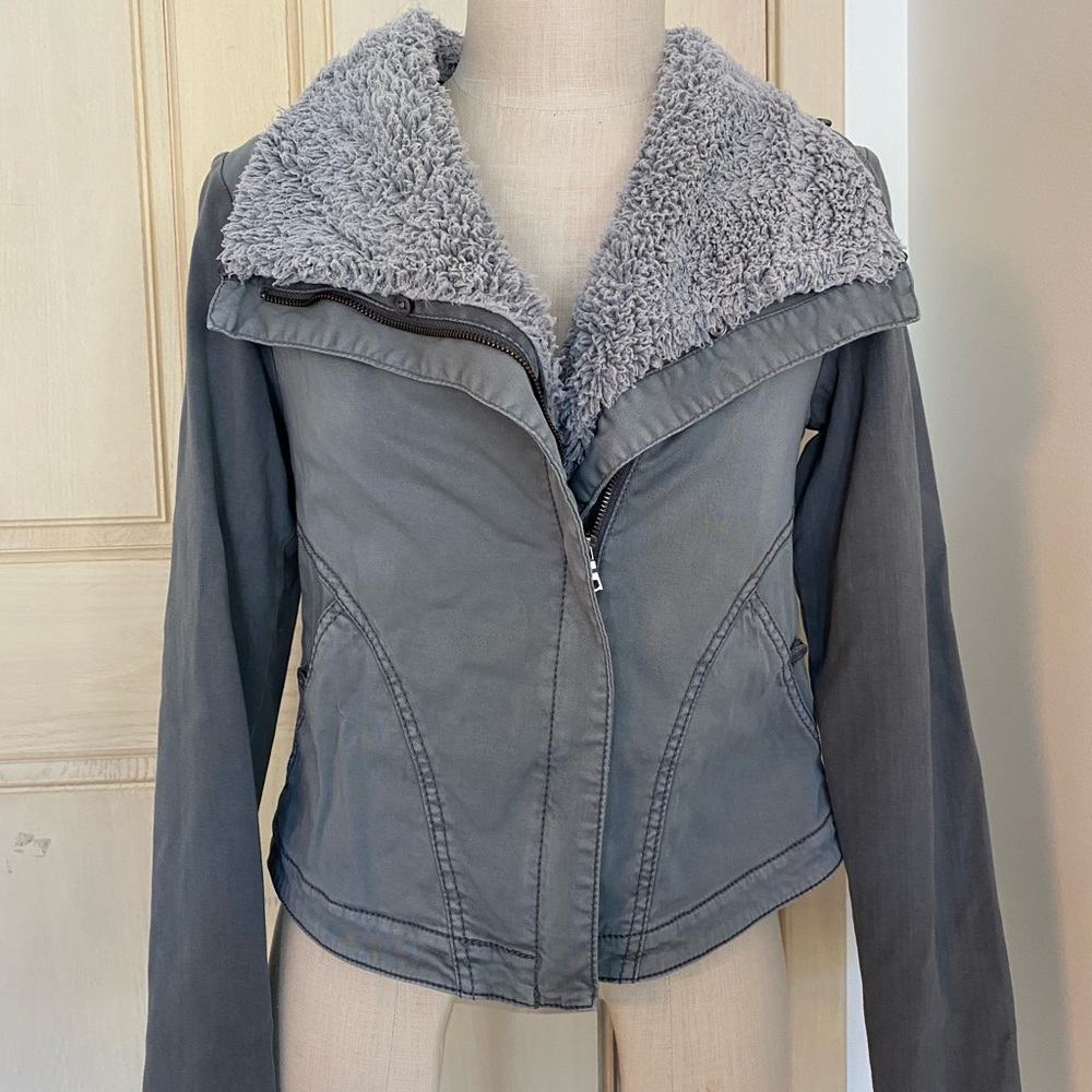 Marrakech Jacket from Anthropologie, Size S Slate